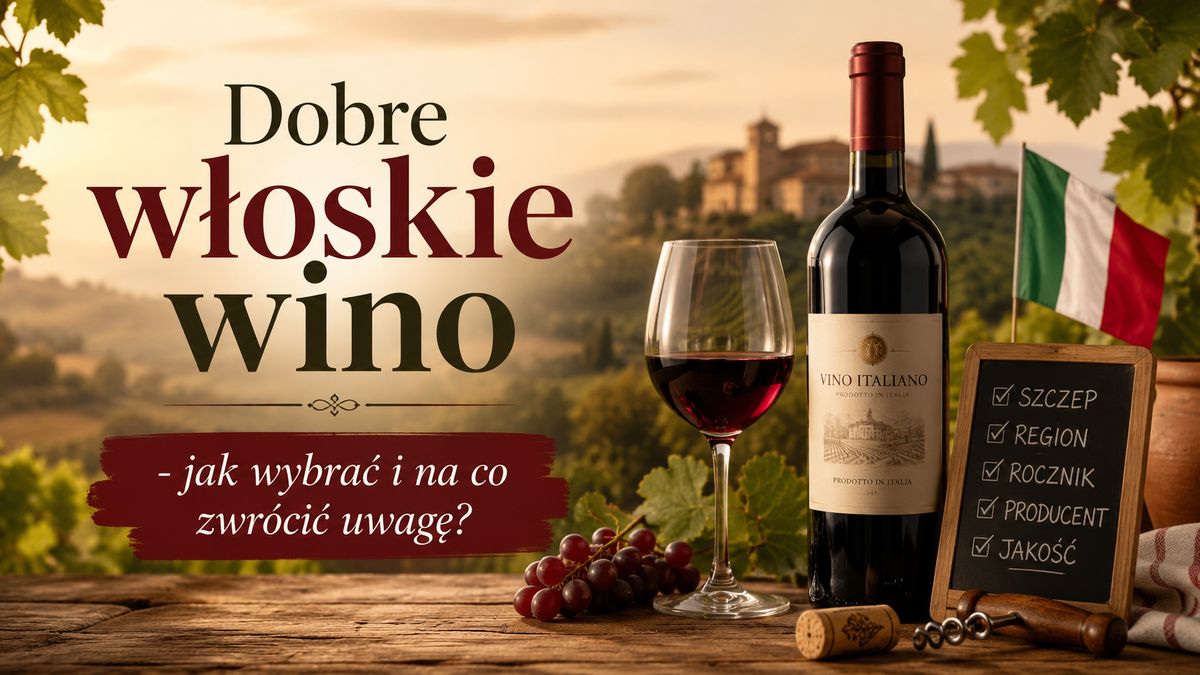 Dobre włoskie wino – jak wybrać i na co zwrócić uwagę?