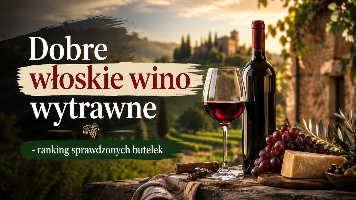 Dobre włoskie wino wytrawne – ranking sprawdzonych butelek