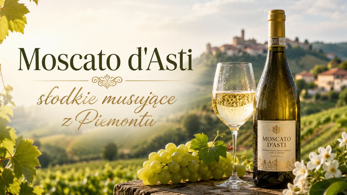 Moscato d’Asti – słodkie musujące z Piemontu