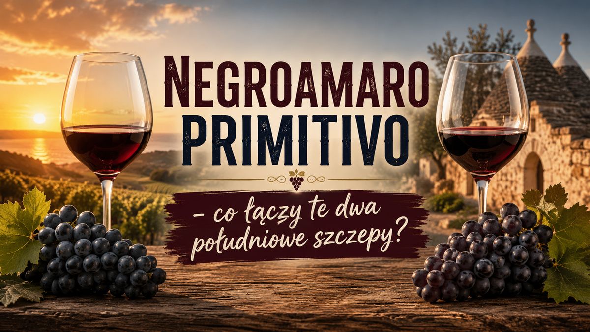 Negroamaro Primitivo – co łączy te dwa południowe szczepy?