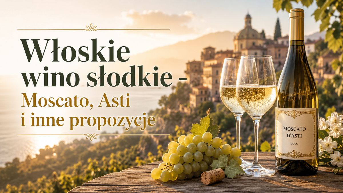 Włoskie wino słodkie – Moscato, Asti i inne propozycje