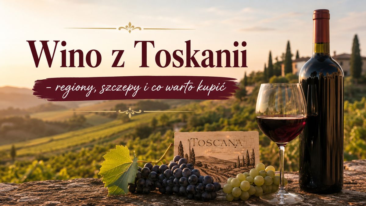 Wino z Toskanii – regiony, szczepy i co warto kupić
